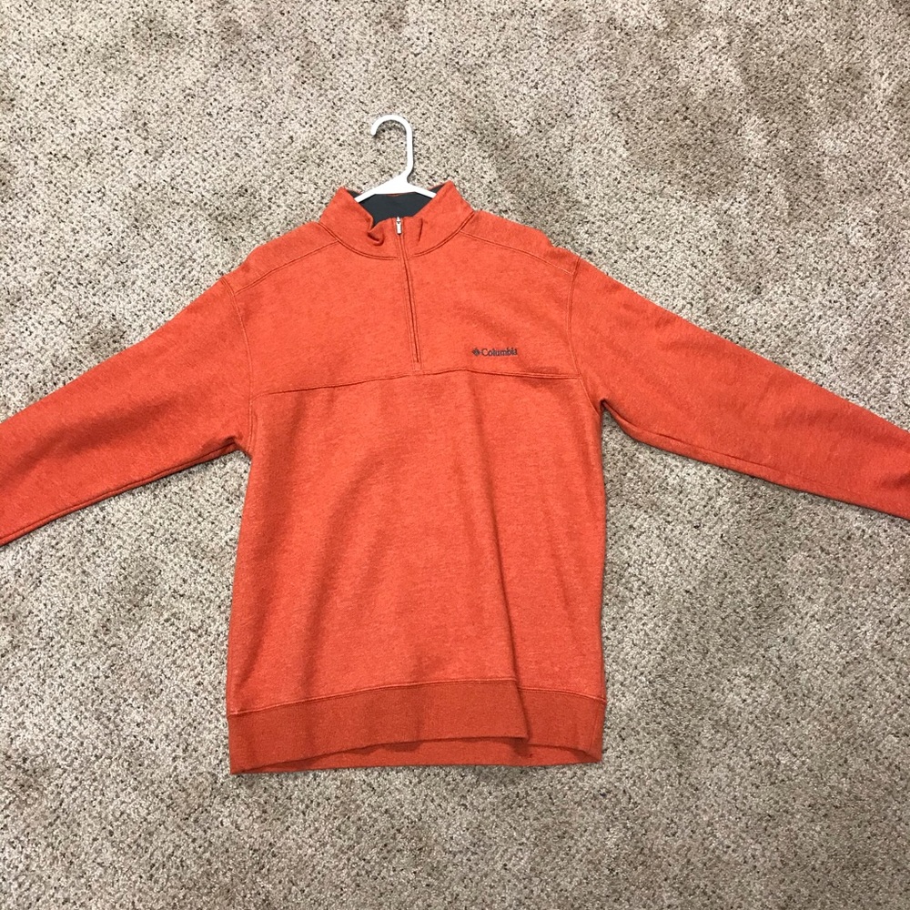 Burnt Orange Columbia 1/4 ZIP